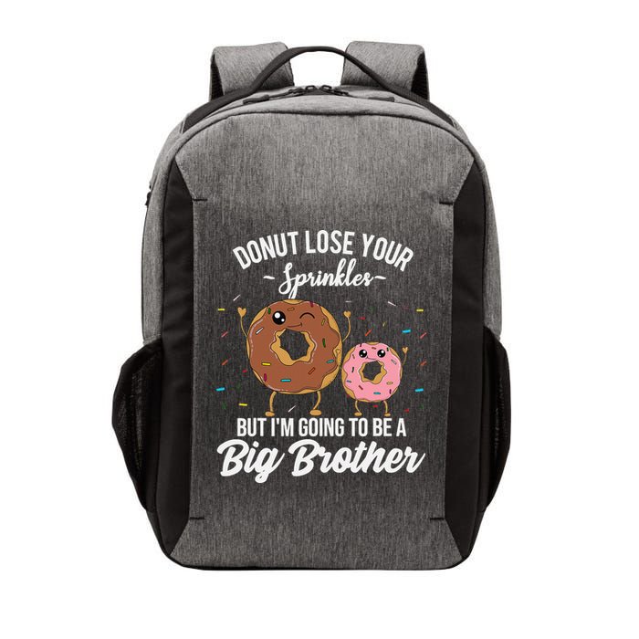 Im Going To Be A Big Brother Funny Donut Baby Announcement Vector Backpack