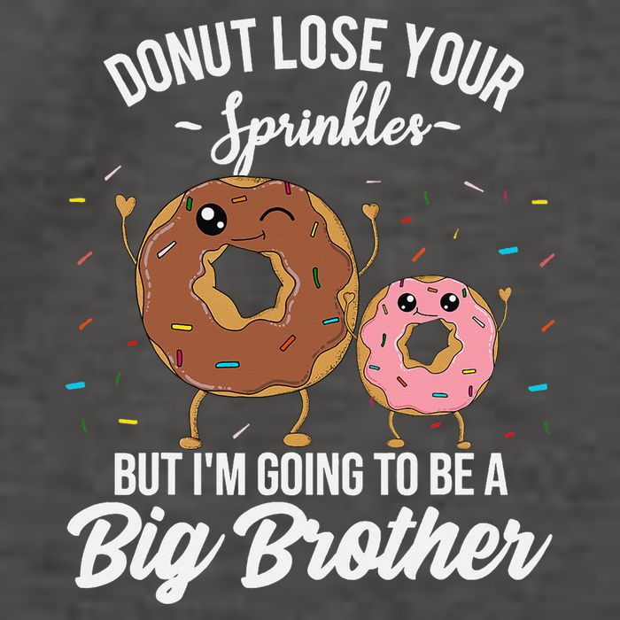 Im Going To Be A Big Brother Funny Donut Baby Announcement Vector Backpack