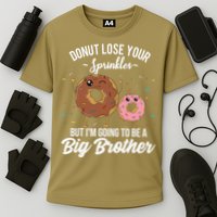 Im Going To Be A Big Brother Funny Donut Baby Announcement Cooling Performance Crew T-Shirt