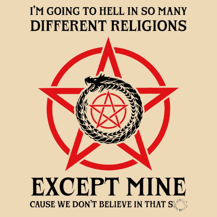 IM Going To Hell In So Many Different Religions Drawstring Bag