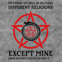 IM Going To Hell In So Many Different Religions Sustainable Beanie