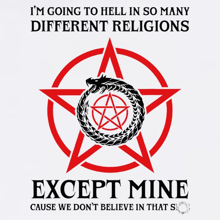 IM Going To Hell In So Many Different Religions Sustainable Bucket Hat