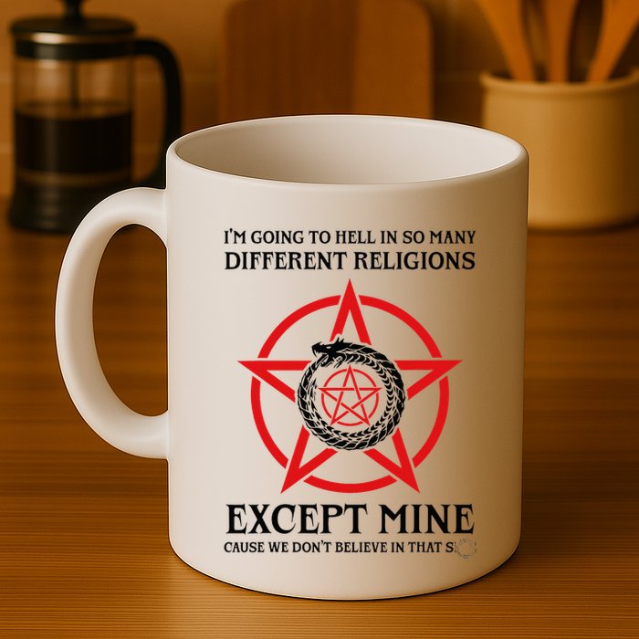 IM Going To Hell In So Many Different Religions Mug