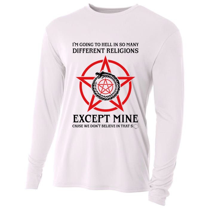 IM Going To Hell In So Many Different Religions Cooling Performance Long Sleeve Crew