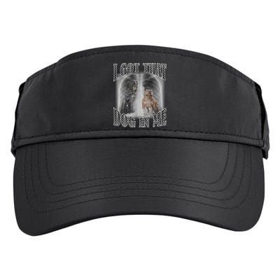 I Got That Dog In Me Funny Adult Drive Performance Visor