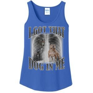 I Got That Dog In Me Funny Ladies Essential Tank