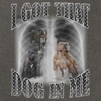 I Got That Dog In Me Funny Cotton Canvas Backpack