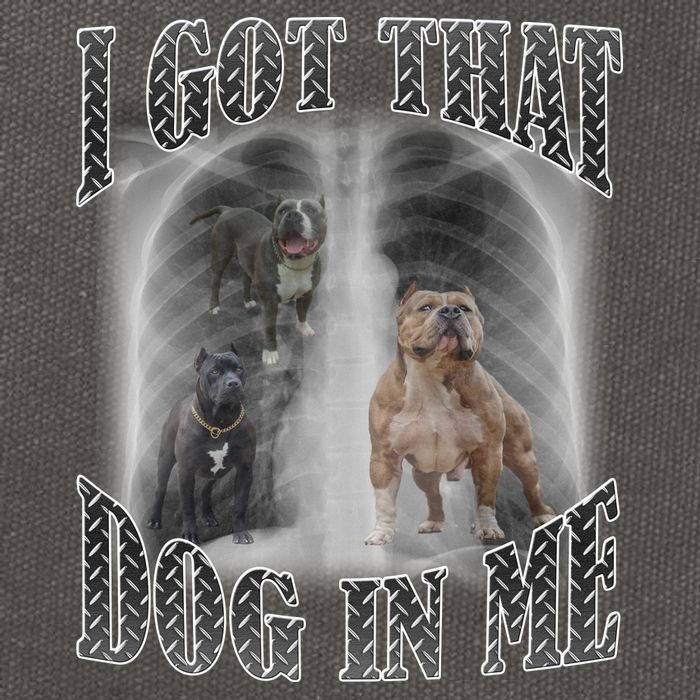 I Got That Dog In Me Funny Cotton Canvas Backpack