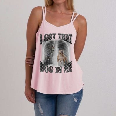 I Got That Dog In Me Funny Women's Strappy Tank