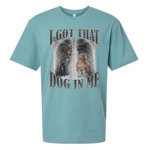 I Got That Dog In Me Funny Sueded Cloud Jersey T-Shirt