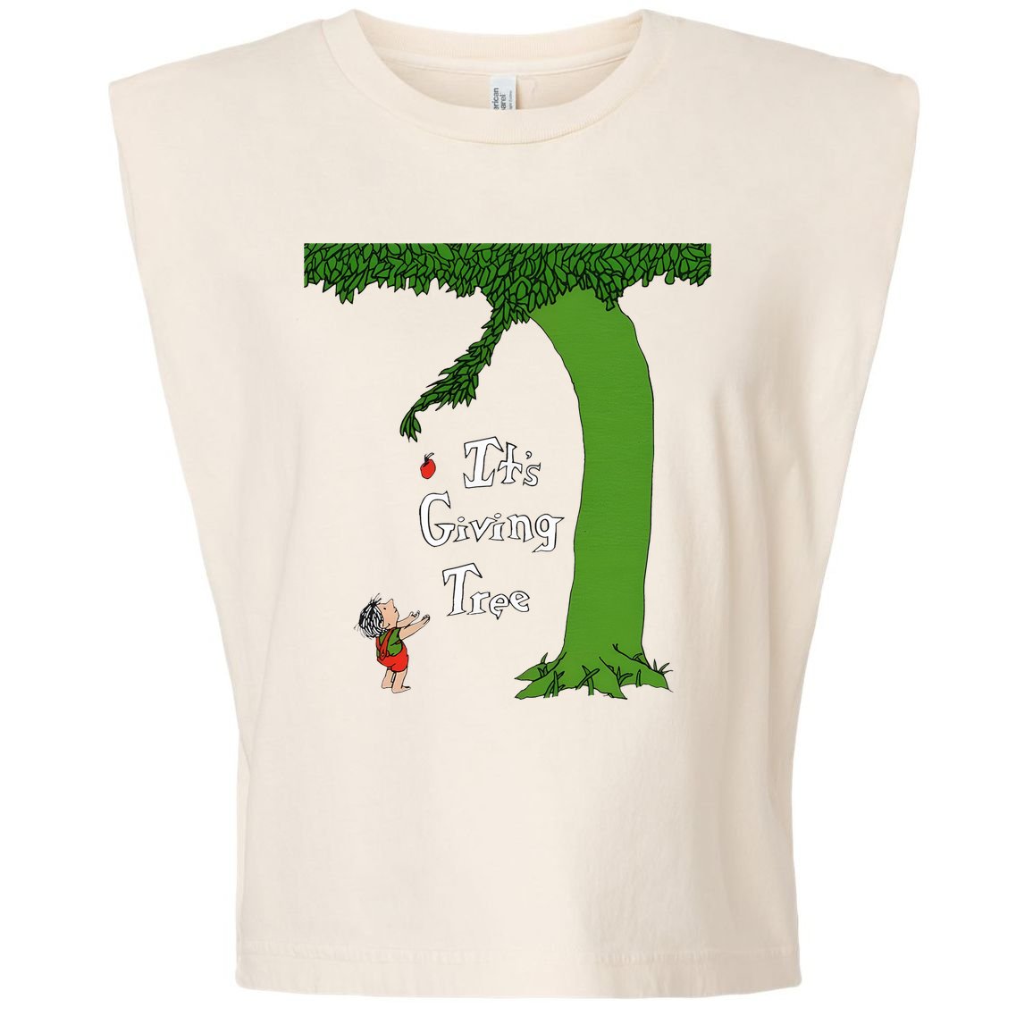 ItS Giving Tree Garment-Dyed Women's Muscle Tee