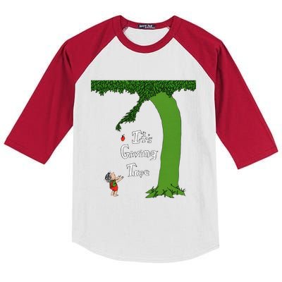 ItS Giving Tree Kids Colorblock Raglan Jersey