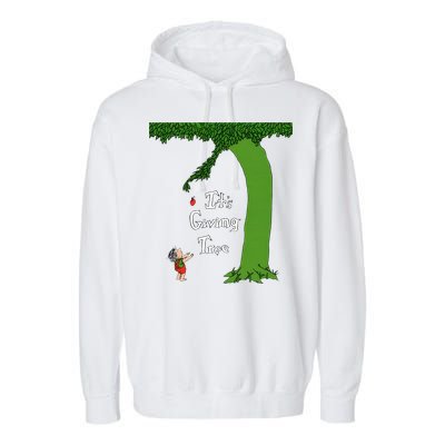 ItS Giving Tree Garment-Dyed Fleece Hoodie