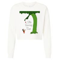 ItS Giving Tree Cropped Pullover Crew
