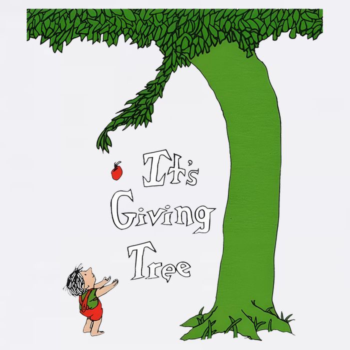 ItS Giving Tree Cropped Pullover Crew