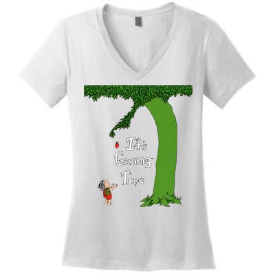 ItS Giving Tree Women's V-Neck T-Shirt