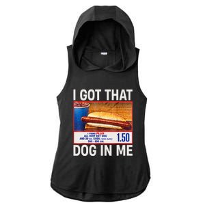 I Got That Dog In Me Funny Hotdogs Combo 4th Of July Mom Dad Ladies PosiCharge Tri-Blend Wicking Draft Hoodie Tank