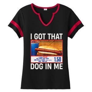 I Got That Dog In Me Funny Hotdogs Combo 4th Of July Mom Dad Ladies Halftime Notch Neck Tee