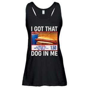 I Got That Dog In Me Funny Hotdogs Combo 4th Of July Mom Dad Ladies Essential Flowy Tank