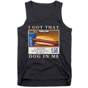 I Got That Hot Dog In Me Tank Top