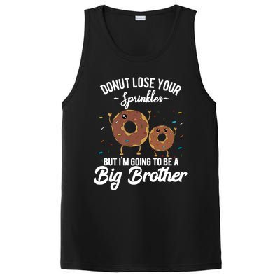 I'm Going To Be A Big Brother Birth Baby Announcement Donut PosiCharge Competitor Tank