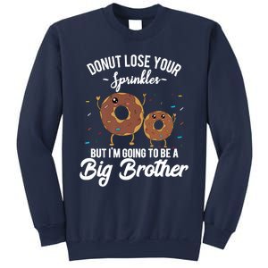 I'm Going To Be A Big Brother Birth Baby Announcement Donut Sweatshirt