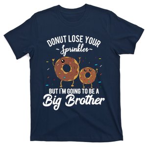 I'm Going To Be A Big Brother Birth Baby Announcement Donut T-Shirt