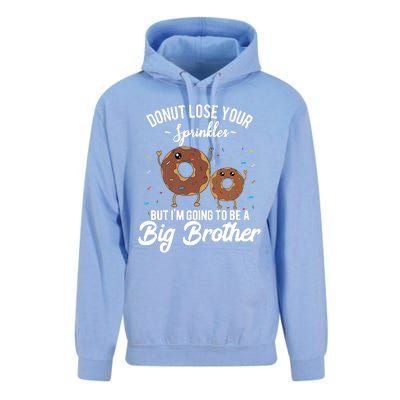 I'm Going To Be A Big Brother Birth Baby Announcement Donut Unisex Surf Hoodie