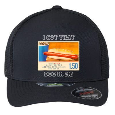 I Got That Dog In Me Funny Hot Dogs Combo Flexfit Unipanel Trucker Cap