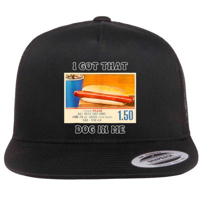 I Got That Dog In Me Funny Hot Dogs Combo Flatbill Hat