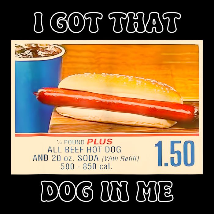 I Got That Dog In Me Funny Hot Dogs Combo 16 in Basic Backpack