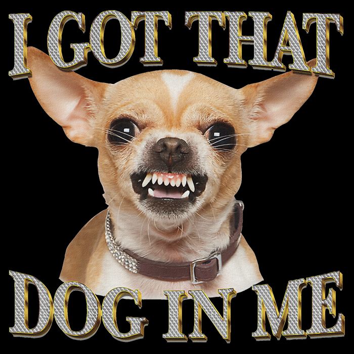 I Got That Dog In Me Funny Dog Chihuahua Lovers Impact Tech Backpack