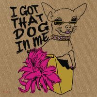 I Got That Dog In Me Chihuahua Cotton Canvas Backpack