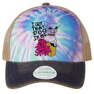 I Got That Dog In Me Chihuahua Legacy Tie Dye Trucker Hat