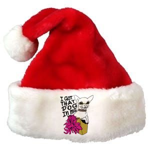 I Got That Dog In Me Chihuahua Premium Christmas Santa Hat