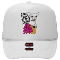 I Got That Dog In Me Chihuahua High Crown Mesh Back Trucker Hat