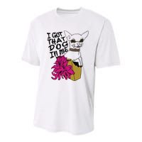 I Got That Dog In Me Chihuahua Youth Performance Sprint T-Shirt