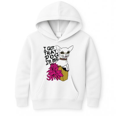 I Got That Dog In Me Chihuahua Kids Hoodie