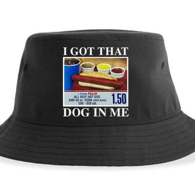 I Got That Dog In Me Funny Hot Dogs Combo Gifts Sustainable Bucket Hat