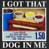 I Got That Dog In Me Funny Hot Dogs Combo Gifts Trucker Hat