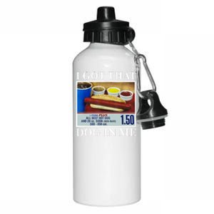 I Got That Dog In Me Funny Hot Dogs Combo Gifts Aluminum Water Bottle