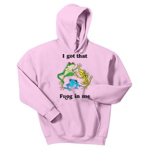 I Got That Frog In Me Funny Kids Hoodie