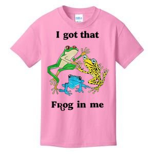 I Got That Frog In Me Funny Kids T-Shirt