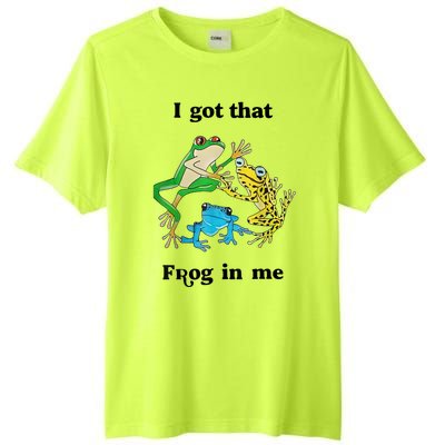 I Got That Frog In Me Funny Tall Fusion ChromaSoft Performance T-Shirt