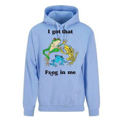 I Got That Frog In Me Funny Unisex Surf Hoodie