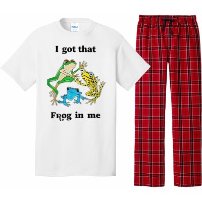 I Got That Frog In Me Funny Pajama Set