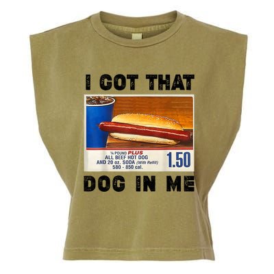 I Got That Dog In Me Funny Garment-Dyed Women's Muscle Tee