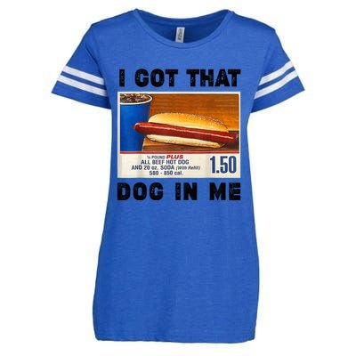 I Got That Dog In Me Funny Enza Ladies Jersey Football T-Shirt