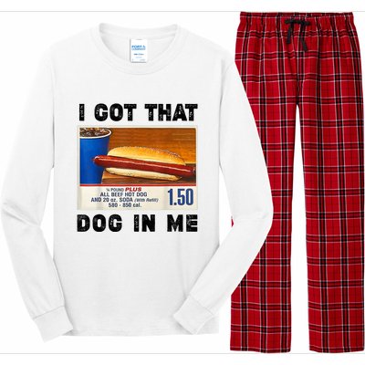 I Got That Dog In Me Funny Long Sleeve Pajama Set