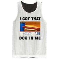 I Got That Dog In Me Funny Mesh Reversible Basketball Jersey Tank